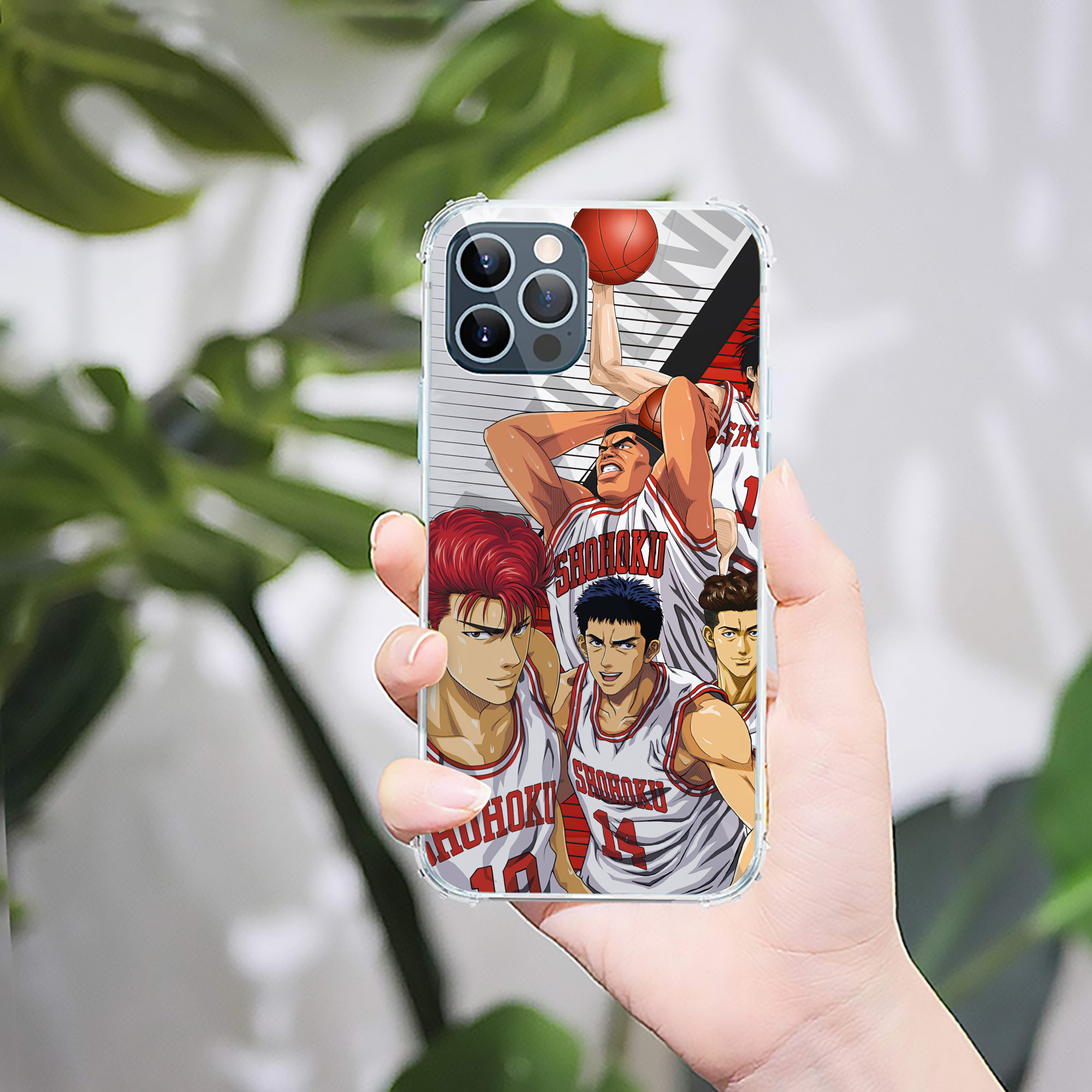 （画像用） SLAM DUNK／スラムダンク 【iPhone 12シリーズ対応】透明スマホケース（クリアソフトケース）